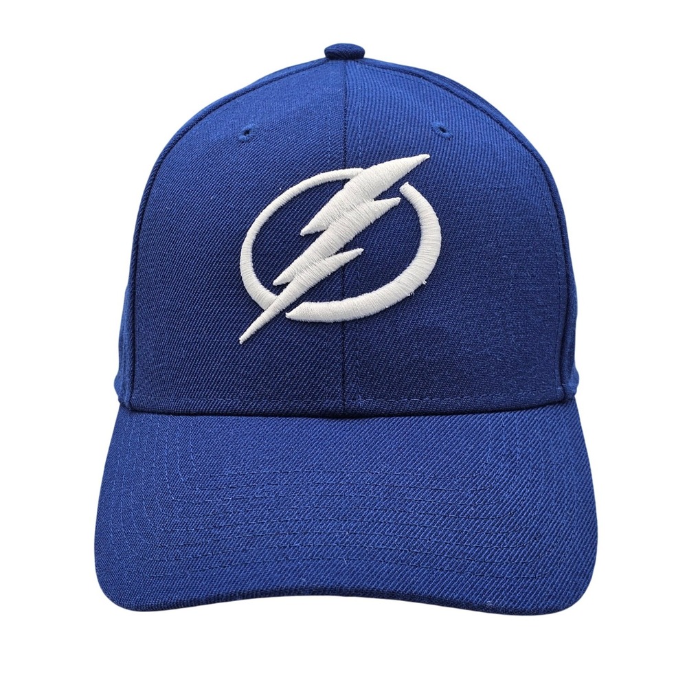 Tampa Bay Lightning '47 Brand MVP Hat Blue White Logo NHL Hockey Adjustable Cap